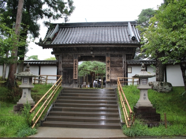 岩手県の風景：中尊寺金色堂